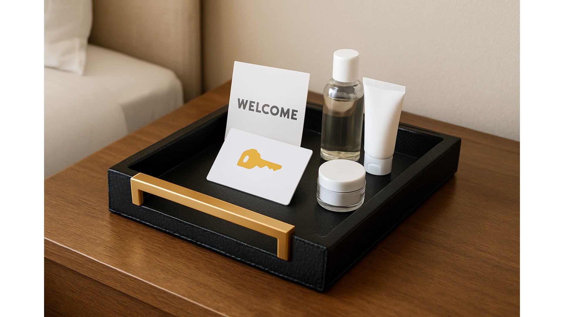 ถาดหนังทอ พรีเมี่ยม สำหรับโรงแรมและบ้าน