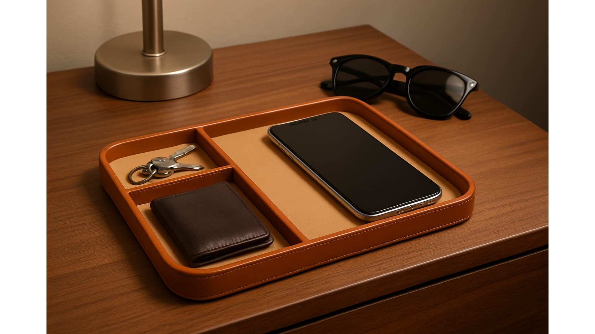 ถาดหนังอเนกประสงค์พรีเมียม PARIVAT – ถาดจัดของโรงแรมและสำนักงาน