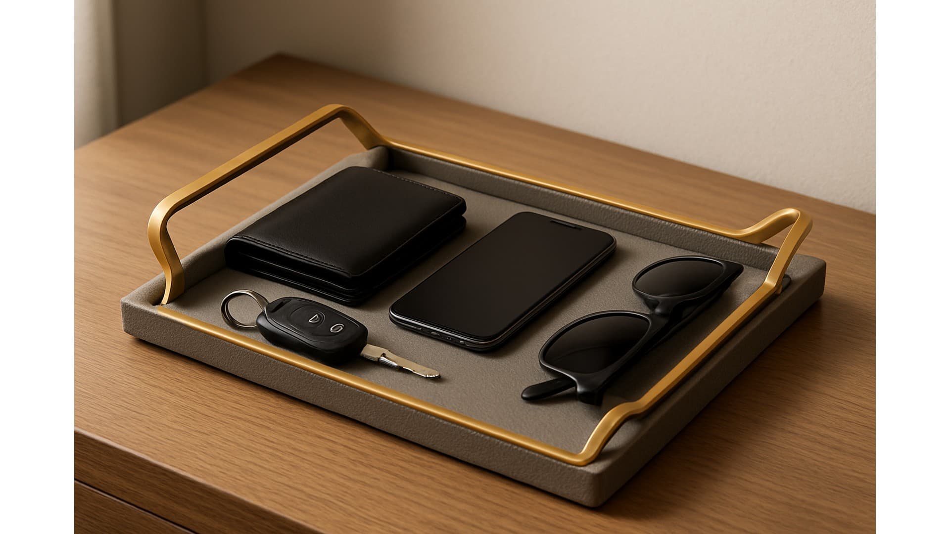 ถาดหนังพรีเมี่ยม PARIVAT - ถาดเก็บของสำหรับโรงแรมและบ้าน