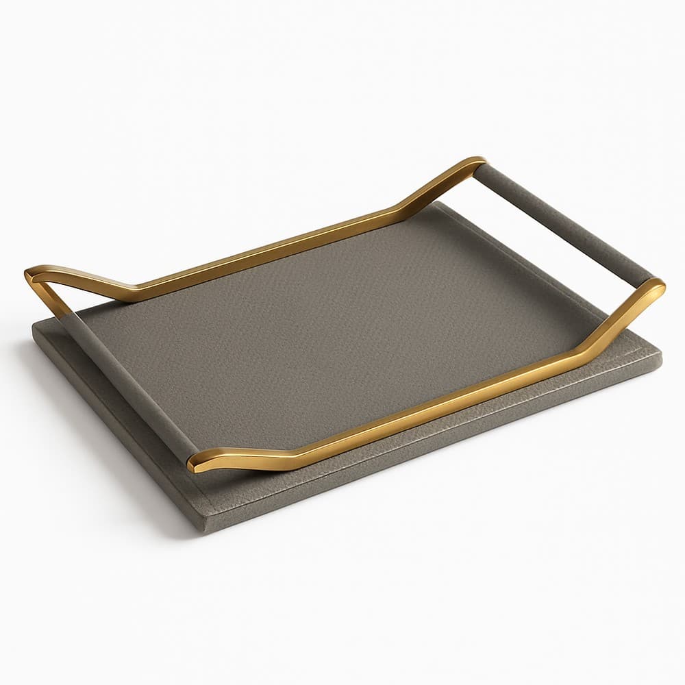 Premium Leather Valet Tray – Luxury Hotel & Home Storage