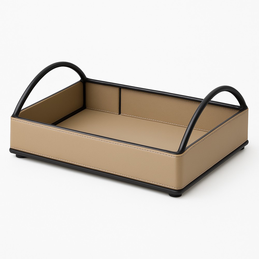 Premium Leather Desk Tray